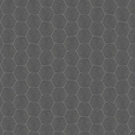 One square metre of Hexagon geometric Dark Grey