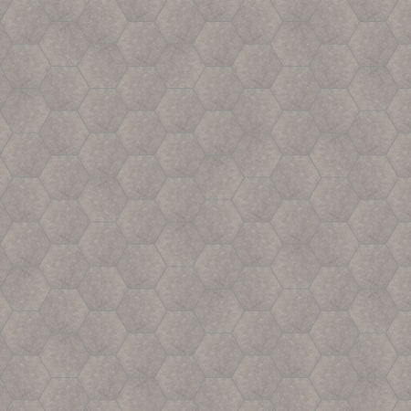 One square metre of Hexagon geometric Grey