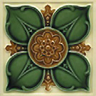 Leighton - Victorian glazed tile design