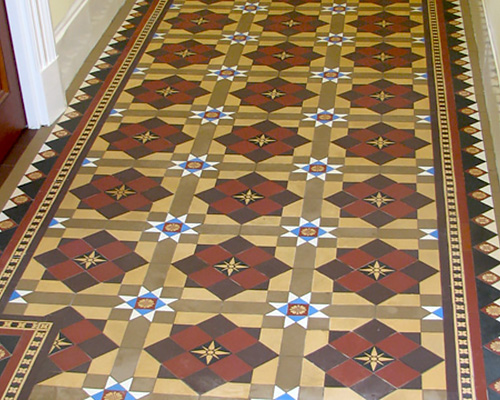 Victorian Floor Tile Restoration Services - after