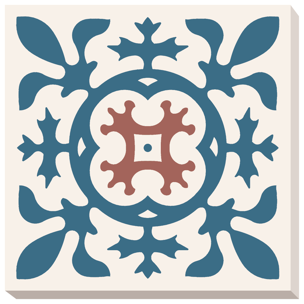 100 mm encaustic ENC02B