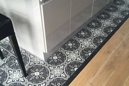 Lille design 150mm encaustic floor tiles 3