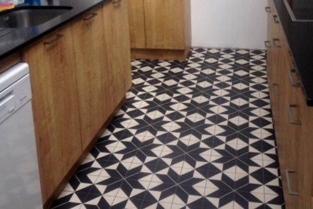 Edelweiss design 150mm encaustic floor tiles 6