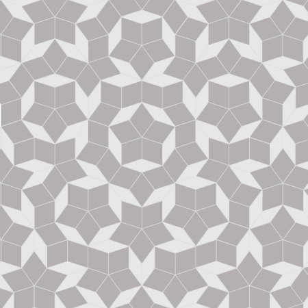 Aperiodic 1 - design using custom cut tiles