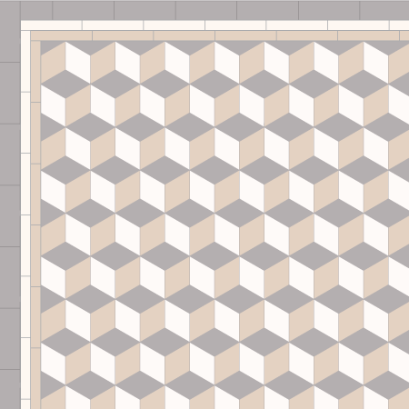 Barwick Kite - design using custom cut tiles