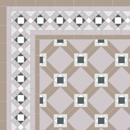 Gorst 150 - design using custom cut tiles
